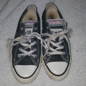 3/$15 Converse Colored Tongues Men sz 3 Women sz 5